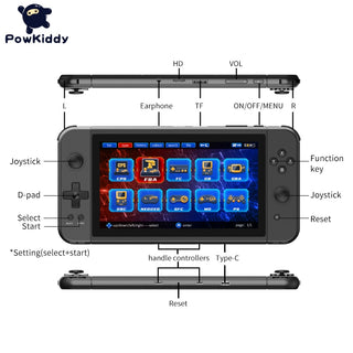 New X70 Handheld Game console 7 inch HD Screen Retro Game Cheap Children