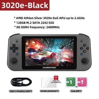 Win600 5.94 in, Handheld Game Console 16GB 3200MHz Portable PC Pocket Mini Laptop 3050e/3020e With Win10 OS System (Ikemen Mugen Handheld)