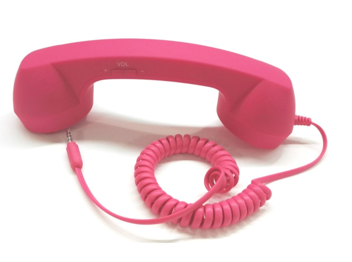 3.5mm Retro Classic Telephone Cell Phone Handset Receiver For Android Or IPhone