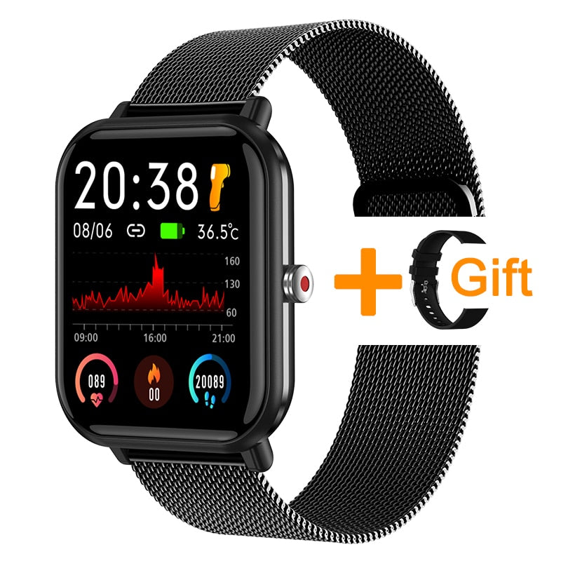 LIGE Smartwatch Men Watches Waterproof  Blood Oxygen Heart Rate Monitor Bluetooth Calls Smart Watch For Women IOS Android