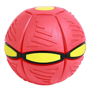 Kids Flat Throw Disc Ball Flying UFO Magic Balls with For Children's Toy Balls Boy Girl Outdoor Sports Toys Gift Flat Ball