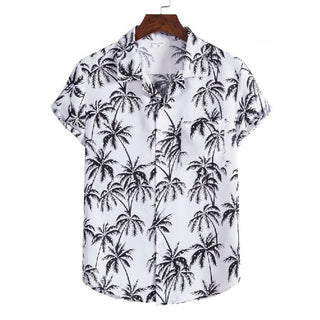 Mens Beach Shirts Camisa Social Masculina 2022 Fashion Brand Floral Shirt Men Slim Fit Short Sleeve Hawaiian Shirt Male Chemise