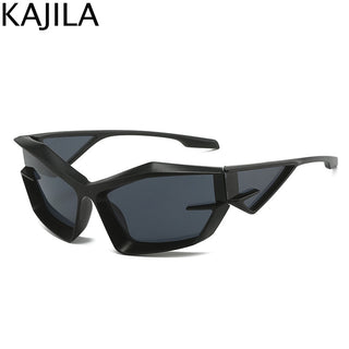 Y2K Punk Sports Sunglasses Women 2000S 2022 New Fashion Brand Irregular Driving Sun Glasses Men Square Hip Hop Shades Goggle