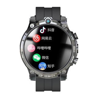 Smart Watch Dual Camera Recording 4G Android Phone WiFi Internet Download APP Adult Sports Pedometer SIM Call Watch