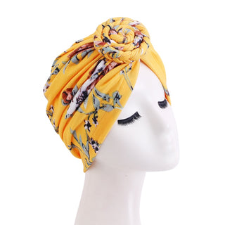 Women Braided Top Knot Turban Scarf Arab Wrap HeadScarf Ready to Wear Hijab Stretchy Muslim Headdress Chemo Cap Bandanas