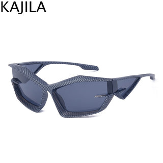 Y2K Punk Sports Sunglasses Women 2000S 2022 New Fashion Brand Irregular Driving Sun Glasses Men Square Hip Hop Shades Goggle