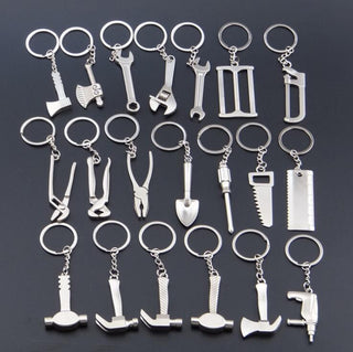 Keychains KeyRing Outdoor Combination Tool Portable Mini Utility Pocket Clasp Ruler Hammer Wrench Pliers Shovel