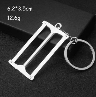 Keychains KeyRing Outdoor Combination Tool Portable Mini Utility Pocket Clasp Ruler Hammer Wrench Pliers Shovel