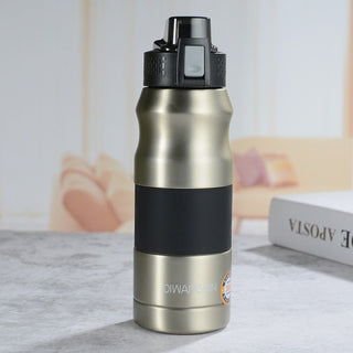 500ml/680ml Double Stainless Steel Sport Vacuum Flask Portable Outdoor Thermal Bottle (Straw)