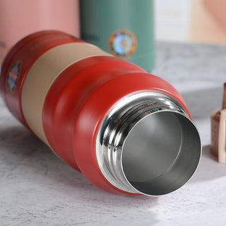 500ml/680ml Double Stainless Steel Sport Vacuum Flask Portable Outdoor Thermal Bottle (Straw)