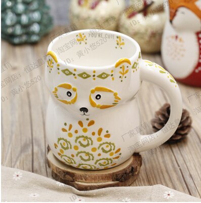 500ML Cute Animal 3D mugs