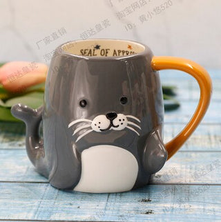 500ML Cute Animal 3D mugs