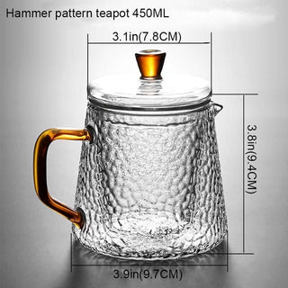 Teapot Glass Borosilicate Heat Resistant Glass Teapot