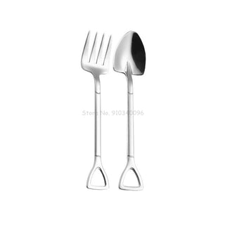 Stainless Steel Shovel (Spoon & Fork)