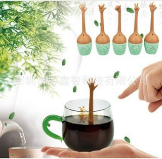 Funny Hand Gestures Tea Infuser Strainer