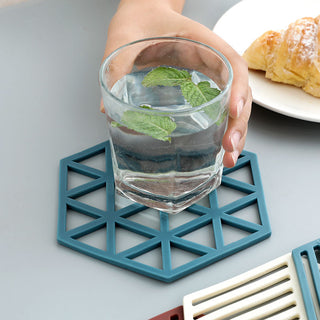 Insulation Mat Coaster Hexagon Silicone Placemat