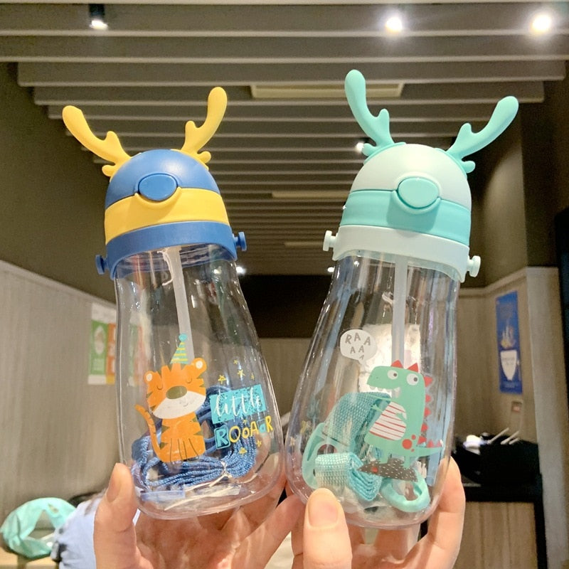 Hot 1Pc 600ml Baby Children Cartoon Animal