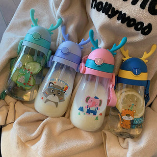 Hot 1Pc 600ml Baby Children Cartoon Animal