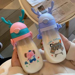 Hot 1Pc 600ml Baby Children Cartoon Animal