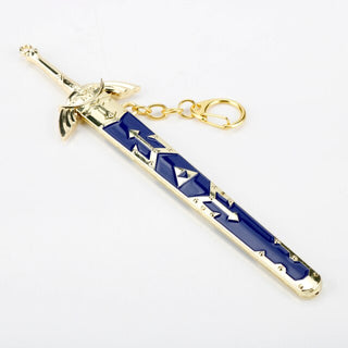 Sword Pendant Keychain Cosplay Toys Men Cosplay Weapon Key Chains Enamel Jewelry Zinc Alloy Llaverios